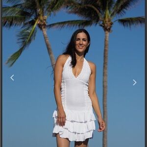 Cotton Natural women’s neck tie dress size small-medium new with no tags!